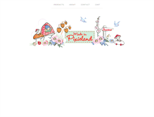 Tablet Screenshot of madeinpixieland.com